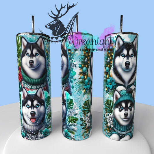 Numérique - Collection Hiver, Monstera & Chien 2025 - Husky