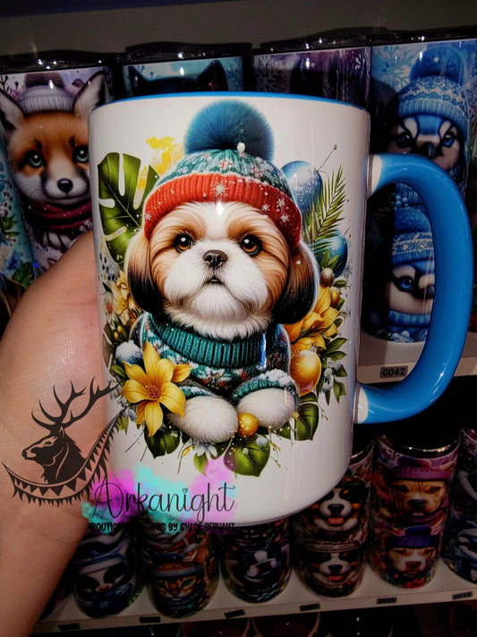Tasse en céramique sur commande - Collection Hiver 2025 - Shih Tzu