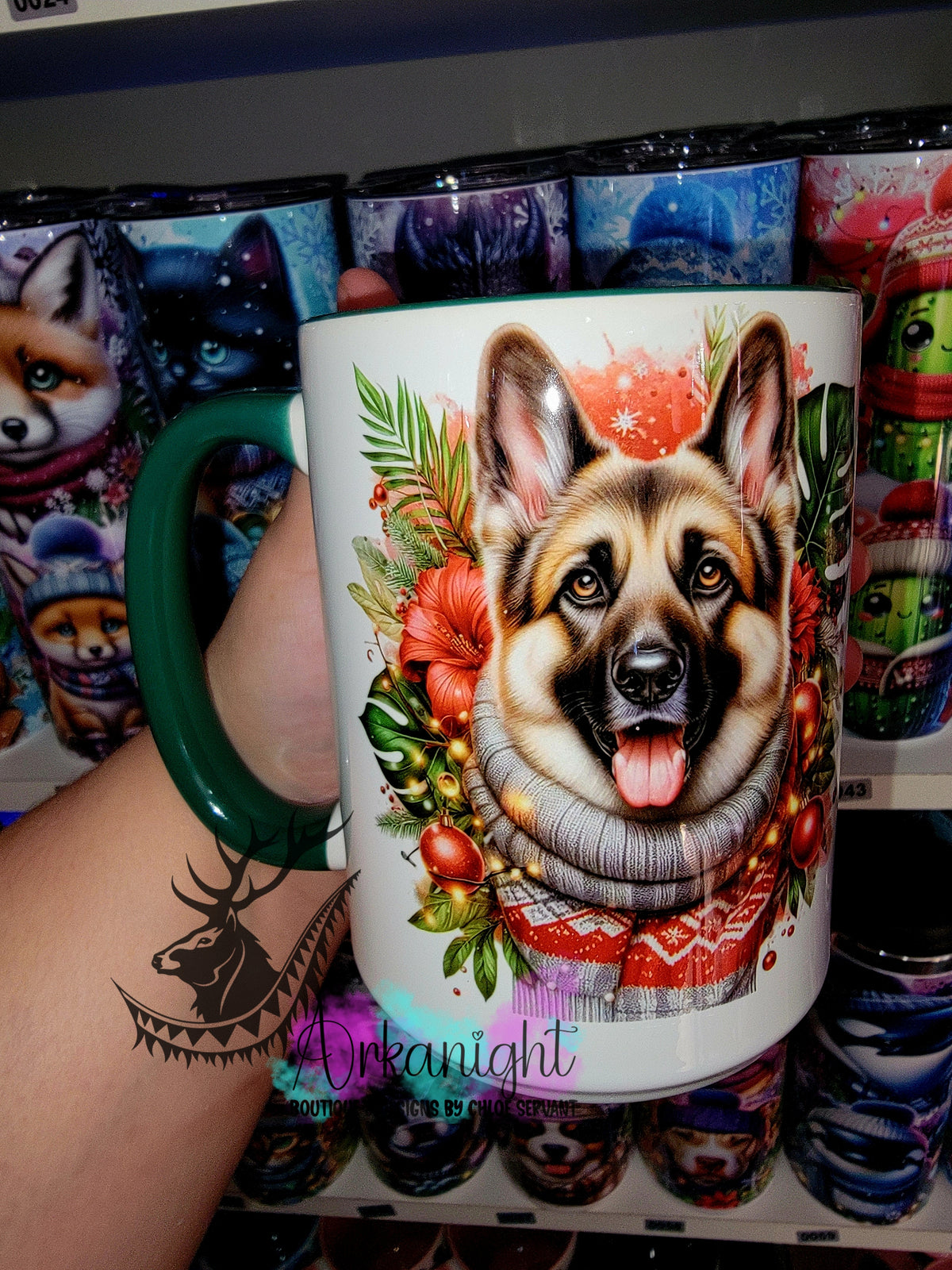 Tasse en céramique sur commande - Collection Hiver 2025 - Berger Allemand
