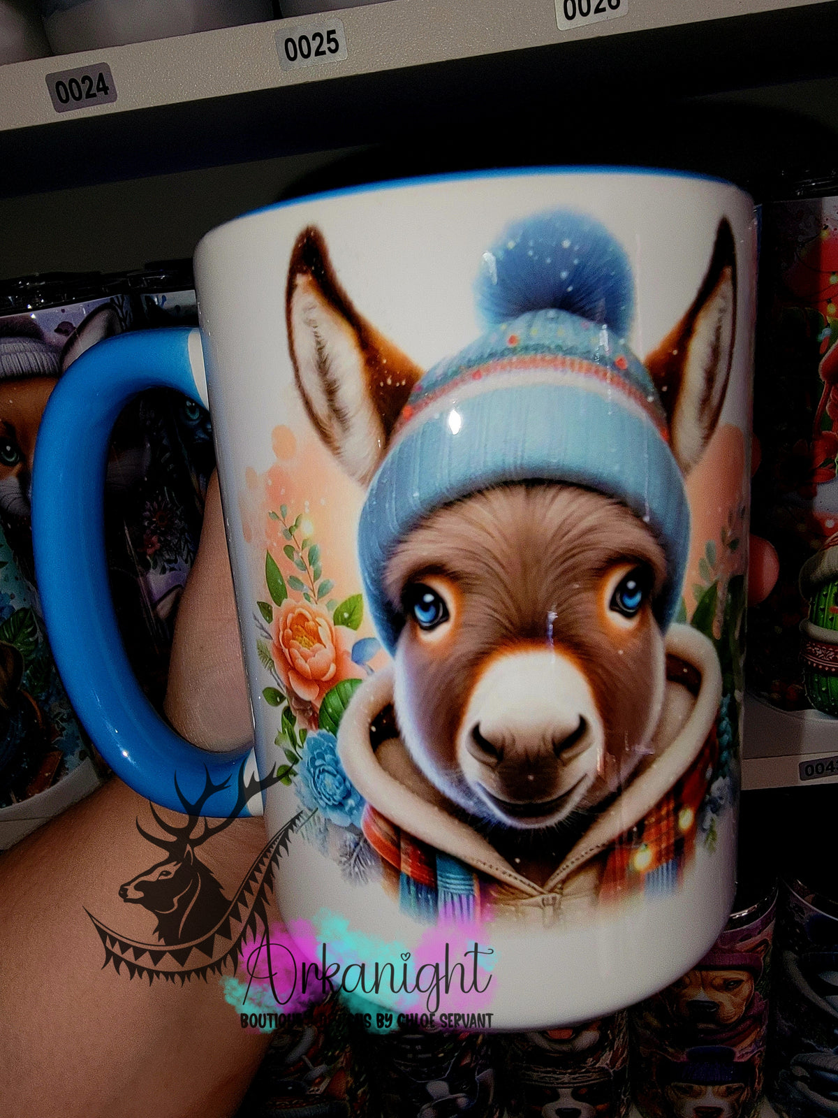 Tasse en céramique sur commande - Collection Hiver 2025 - Âne