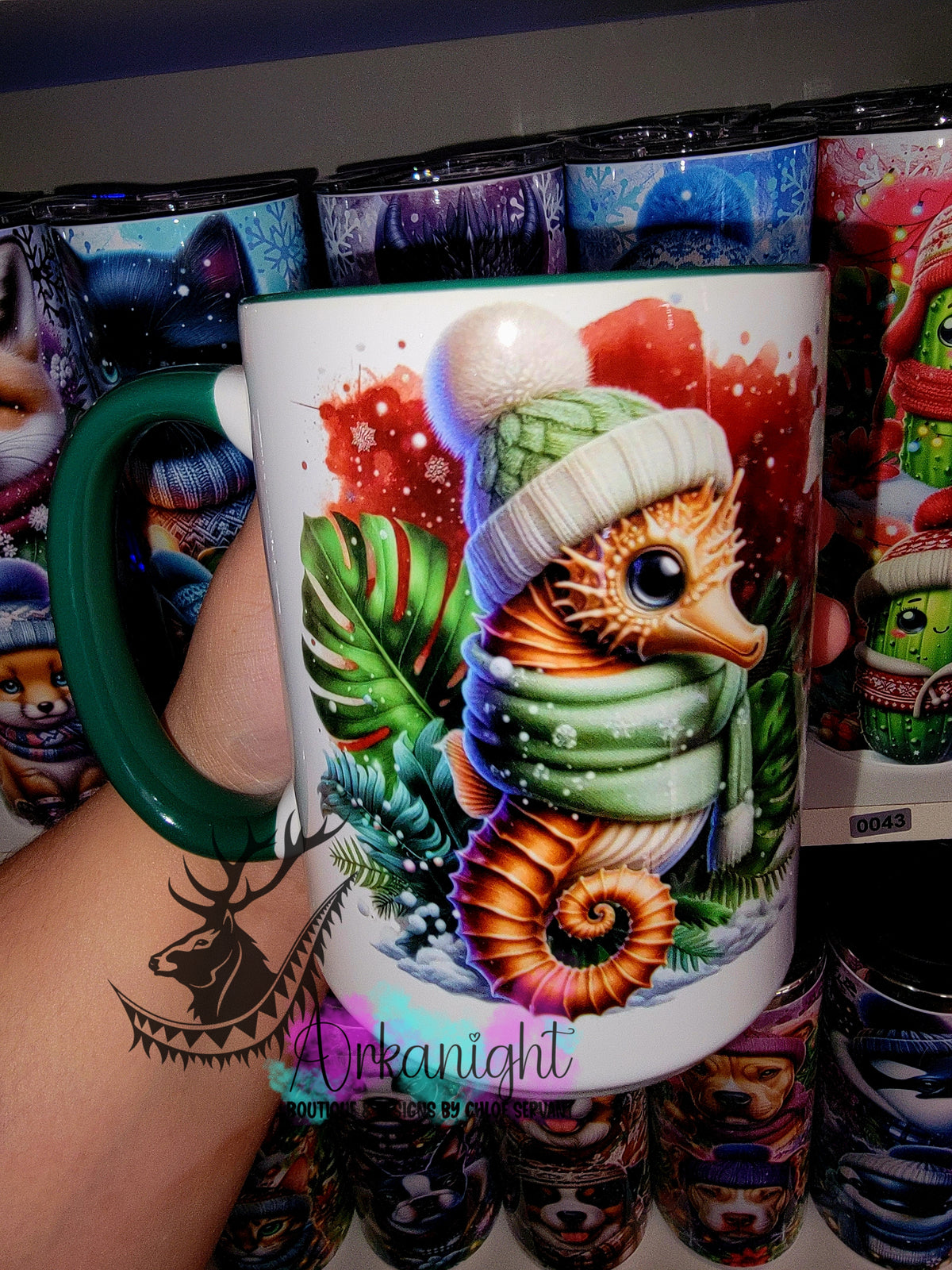 Tasse en céramique sur commande - Collection Hiver 2025 - Sea Horse