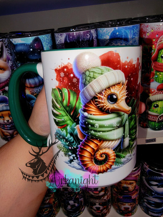 Tasse en céramique sur commande - Collection Hiver 2025 - Sea Horse