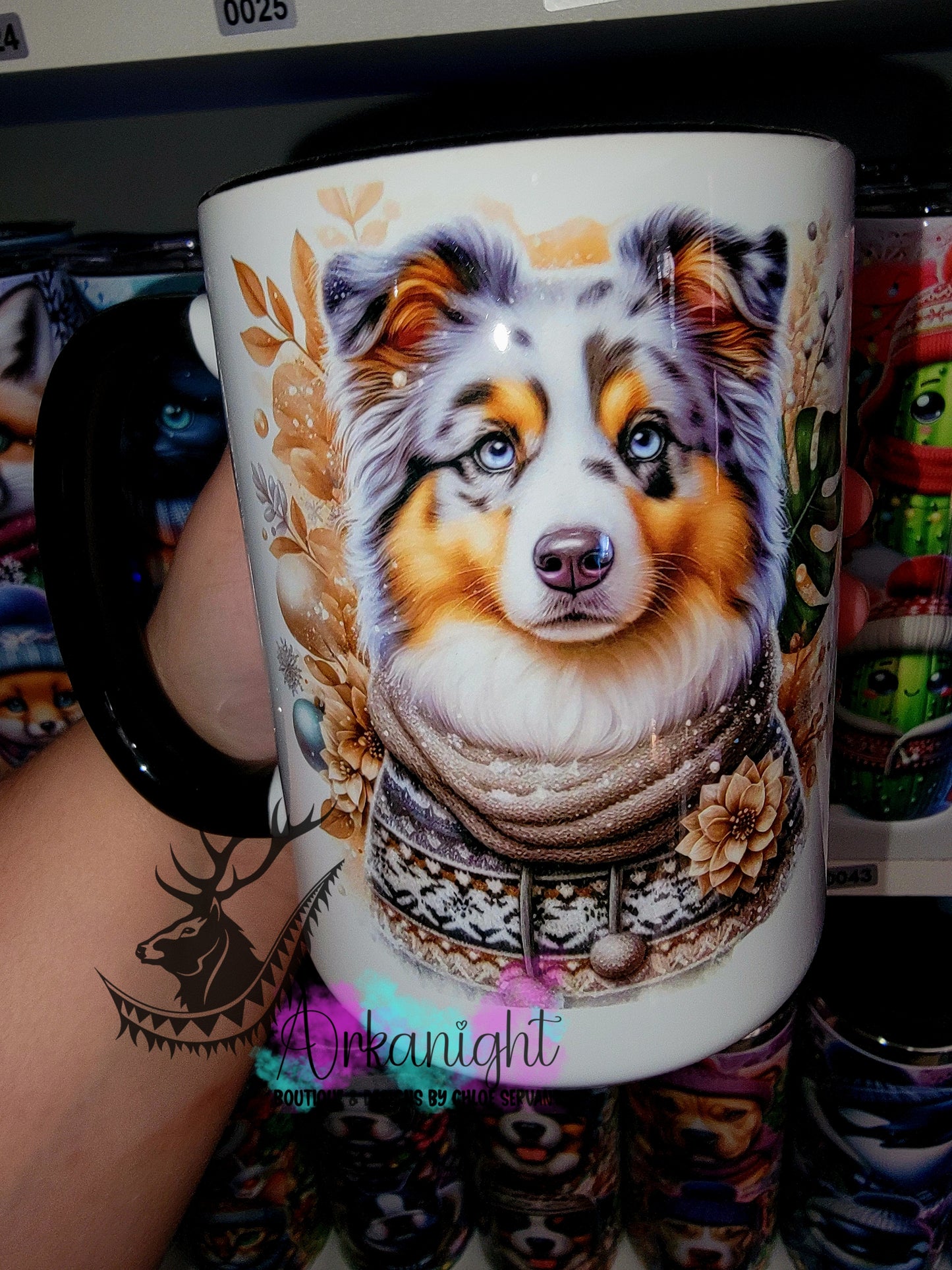 Tasse en céramique sur commande - Collection Hiver 2025 - Berger Australien