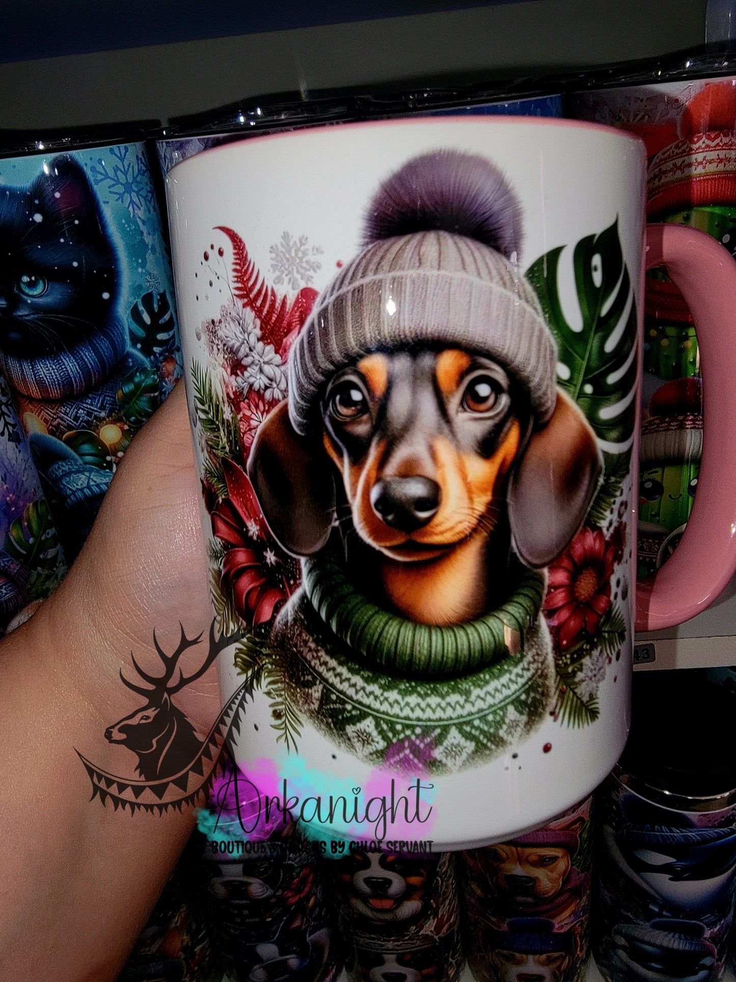 Tasse en céramique sur commande - Collection Hiver 2025 - Teckel