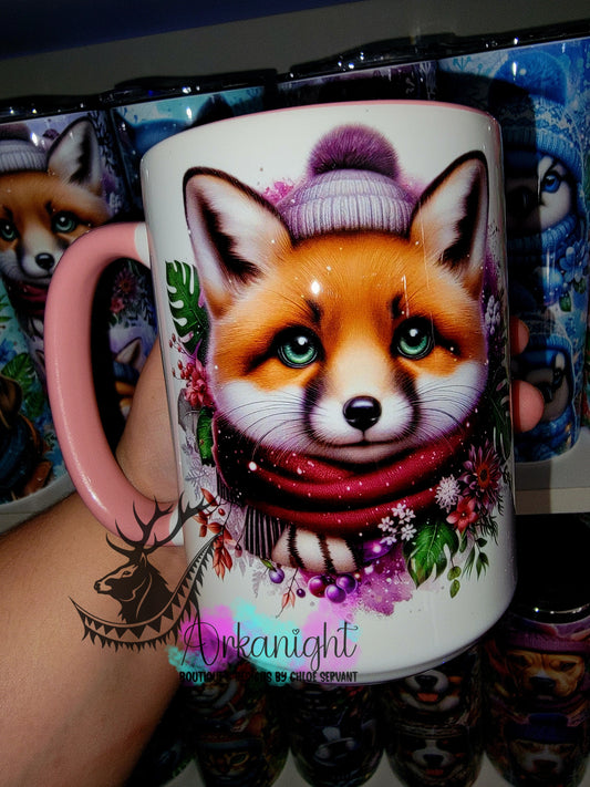 Tasse en céramique sur commande - Collection Hiver 2025 - Renard