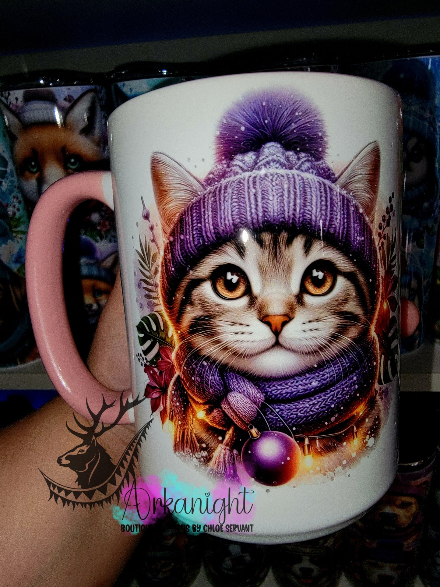 Tasse en céramique sur commande - Collection Hiver 2025 - Chat Tigré