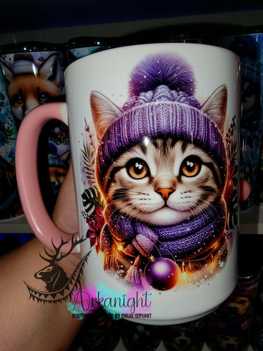 Tasse en céramique sur commande - Collection Hiver 2025 - Chat Tigré