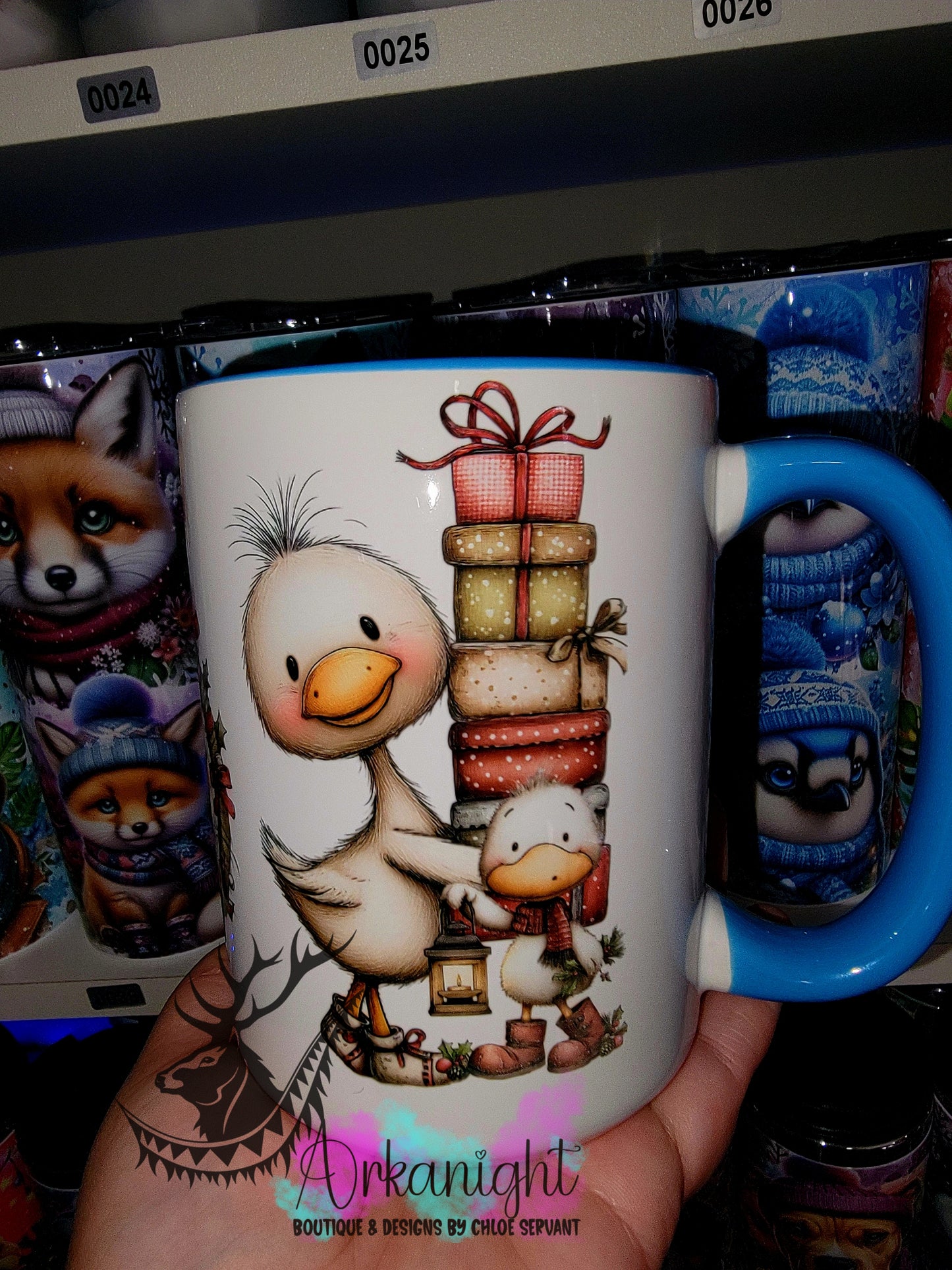 Tasse en céramique sur commande - Collection Hiver 2025 - Oies Vintage