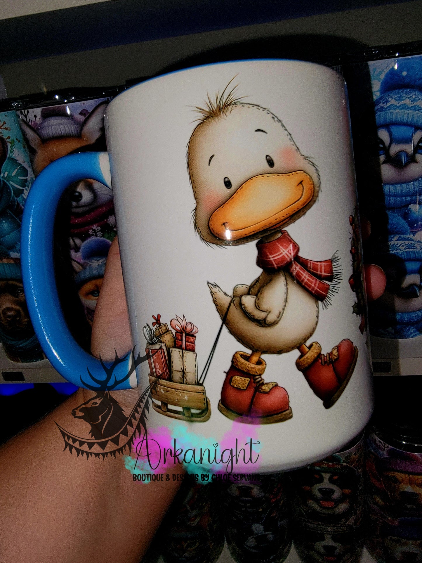 Tasse en céramique sur commande - Collection Hiver 2025 - Oies Vintage
