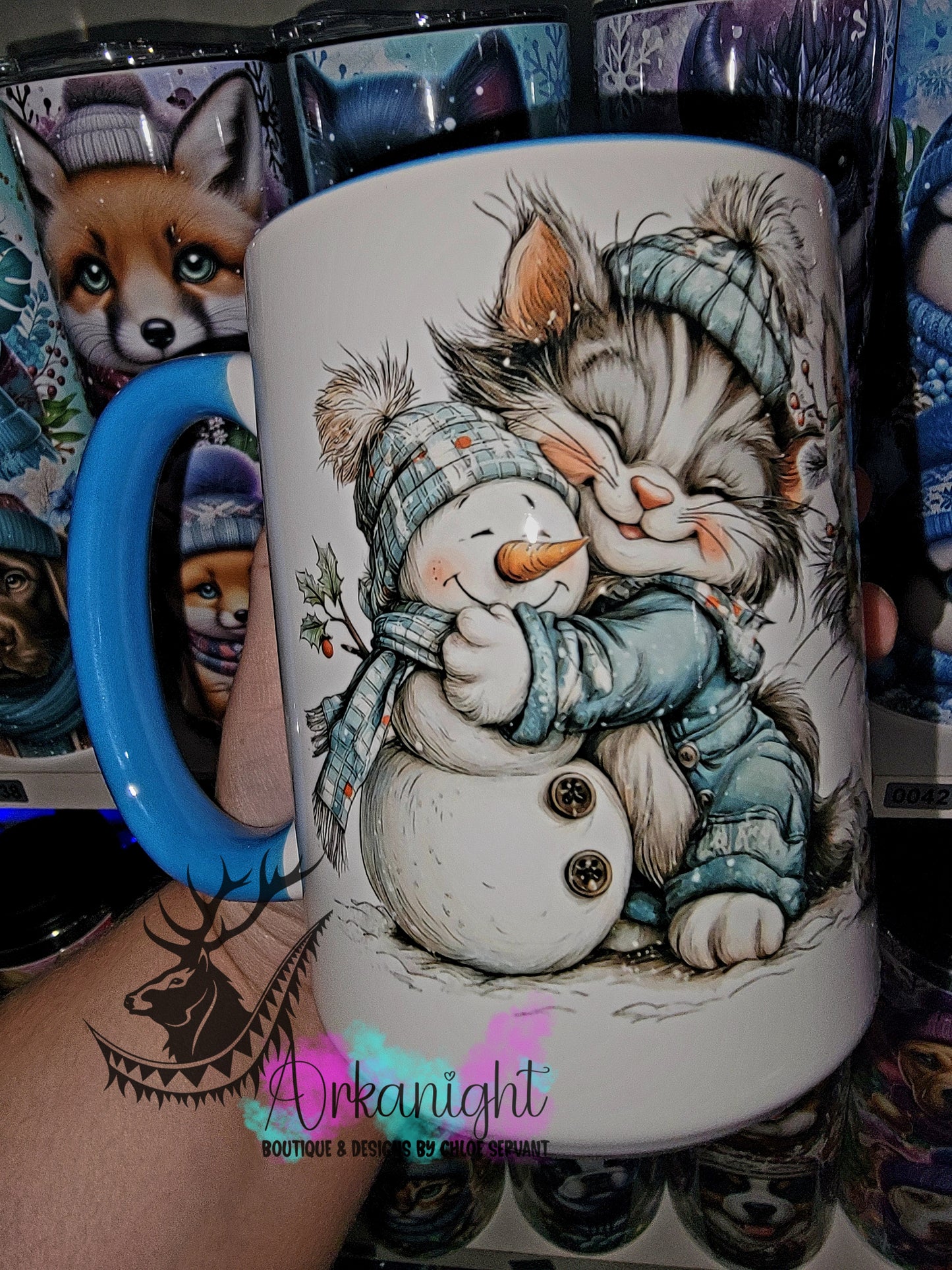 Tasse en céramique sur commande - Collection Hiver 2025 - Chats Vintage