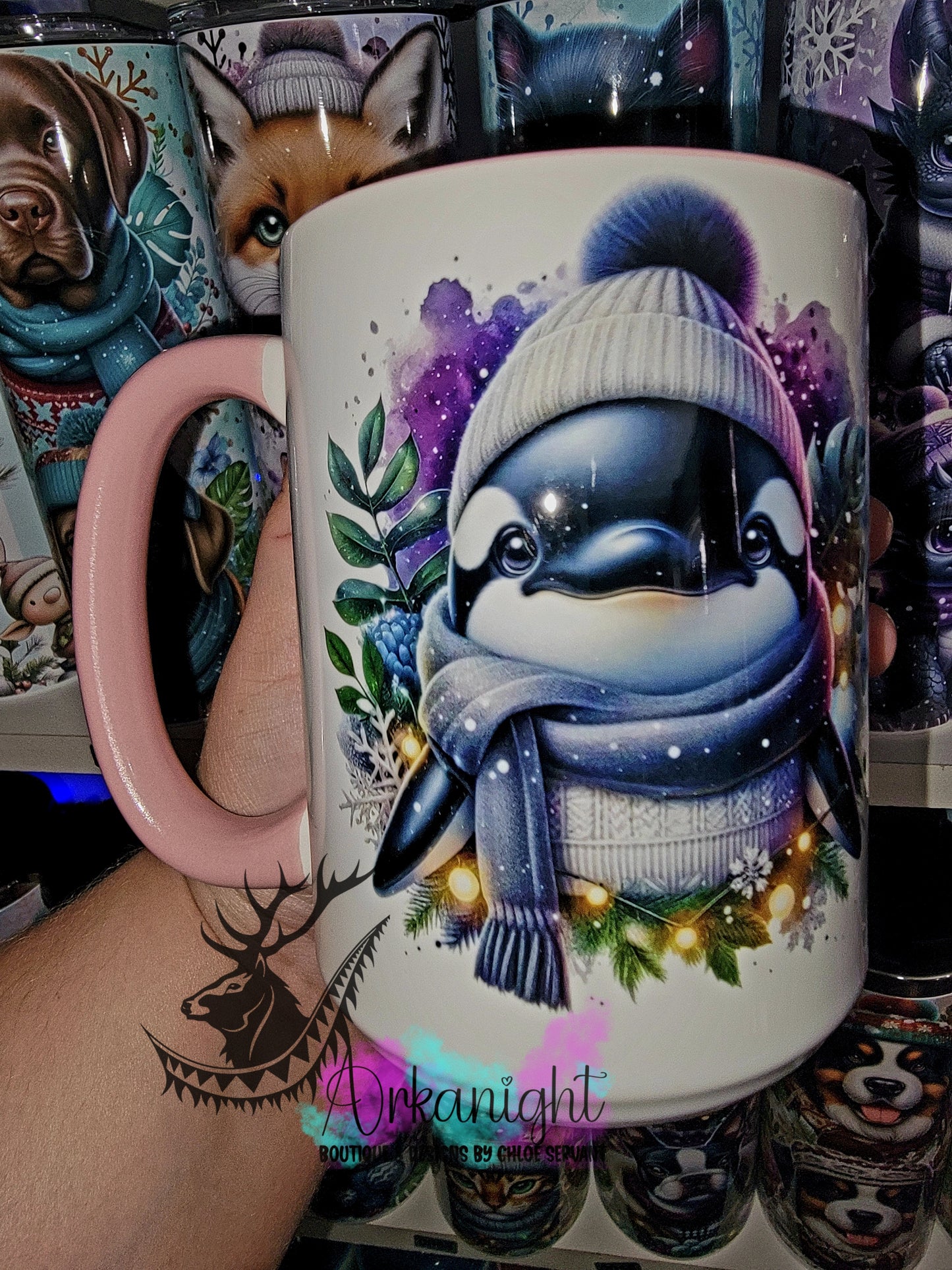 Tasse en céramique sur commande - Collection Hiver 2025 - Orca