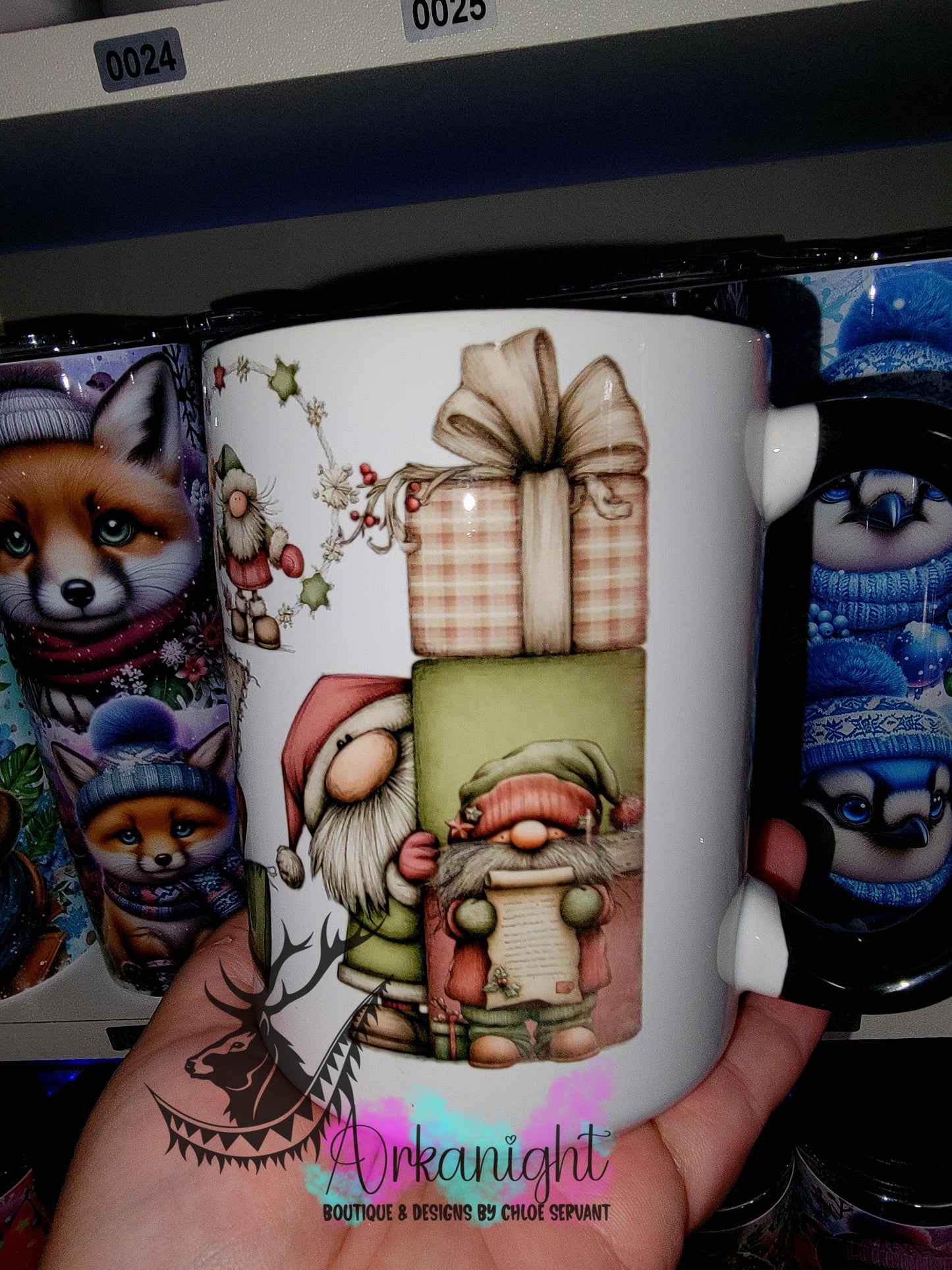 Tasse en céramique sur commande - Collection Hiver 2025 - Papa Noël Vintage