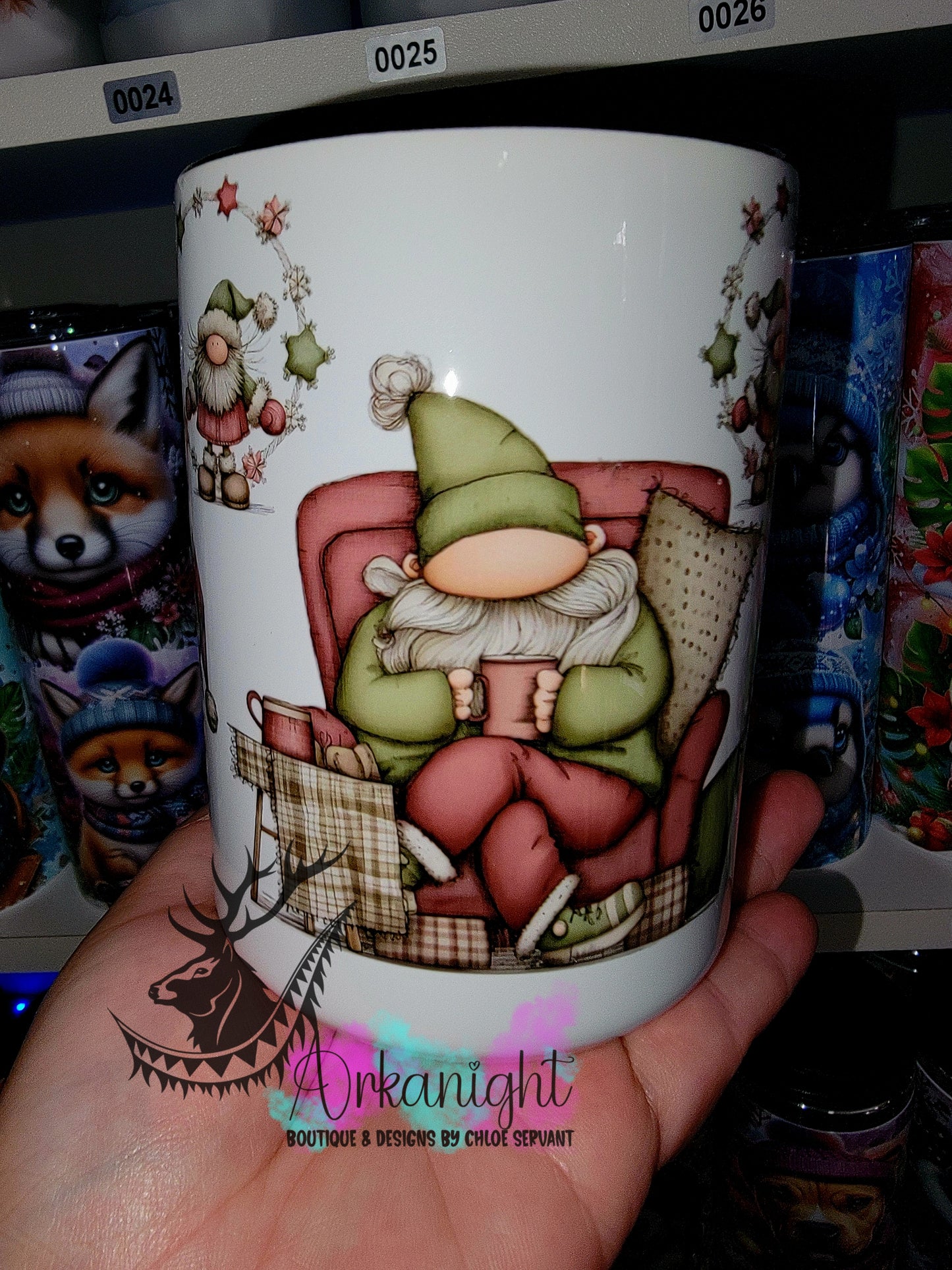 Tasse en céramique sur commande - Collection Hiver 2025 - Papa Noël Vintage