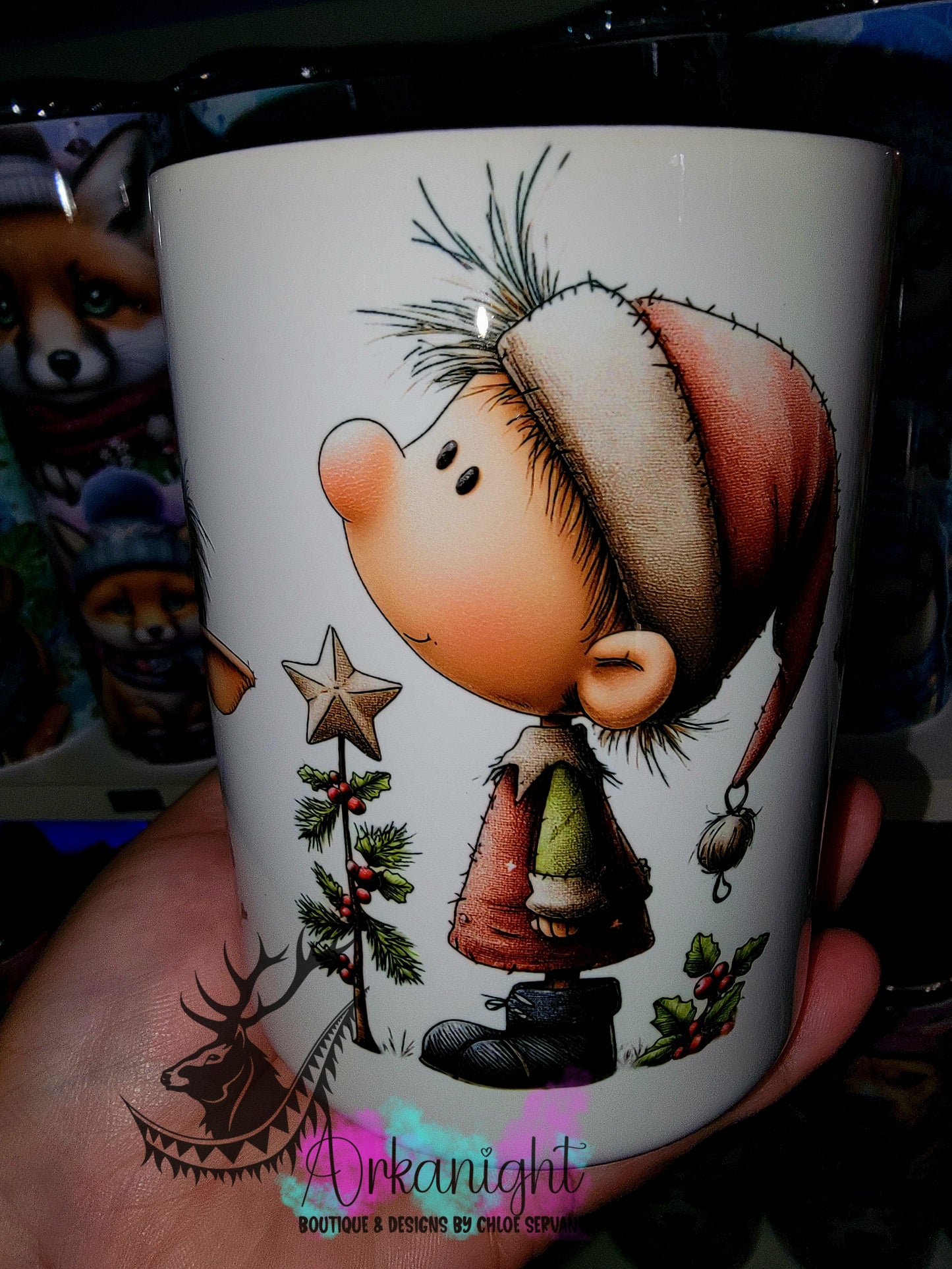 Tasse en céramique sur commande - Collection Hiver 2025 - Elfes Vintages