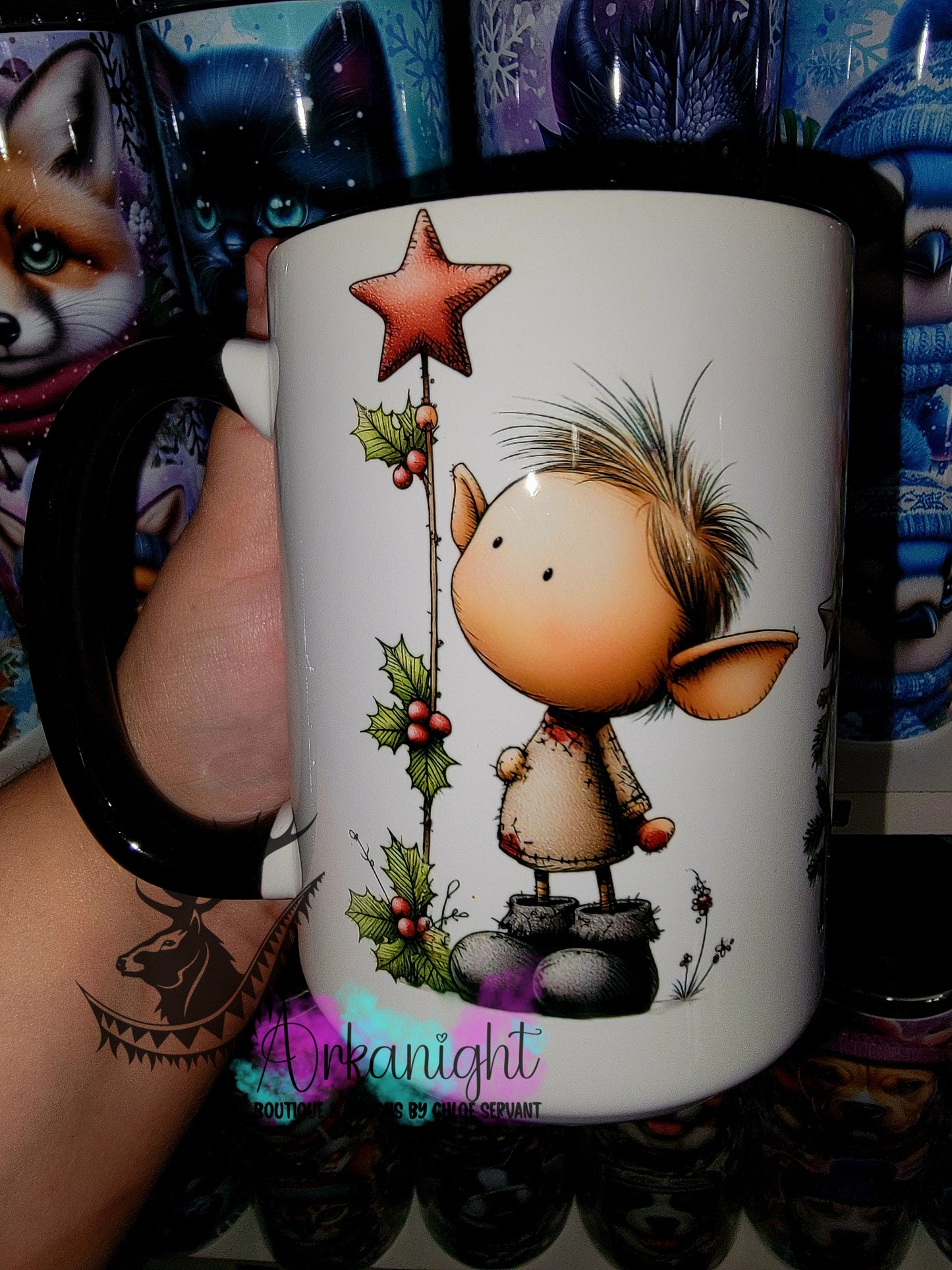 Tasse en céramique sur commande - Collection Hiver 2025 - Elfes Vintages
