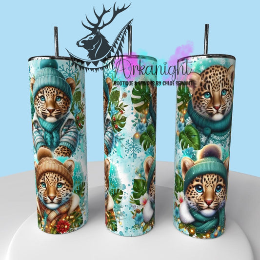 Gourde sur commande - Collection Hiver & Animals 2025 - Léopard