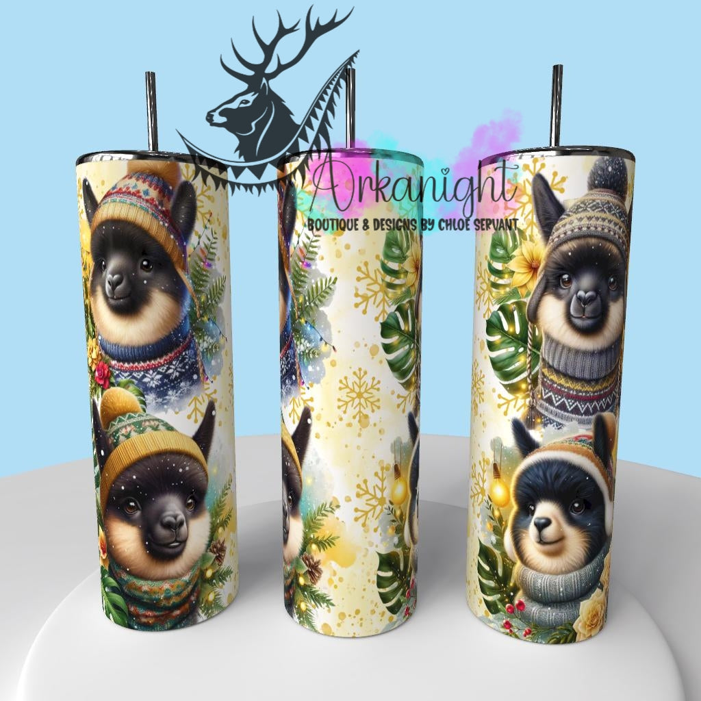 Gourde sur commande - Collection Hiver & Animals 2025 - Lhama