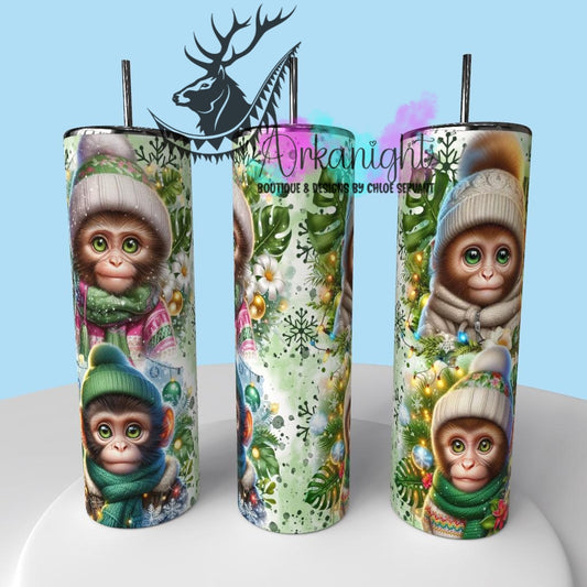 Gourde sur commande - Collection Hiver & Animals 2025 - Singe