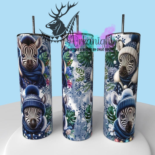 Gourde sur commande - Collection Hiver & Animals 2025 - Zèbre
