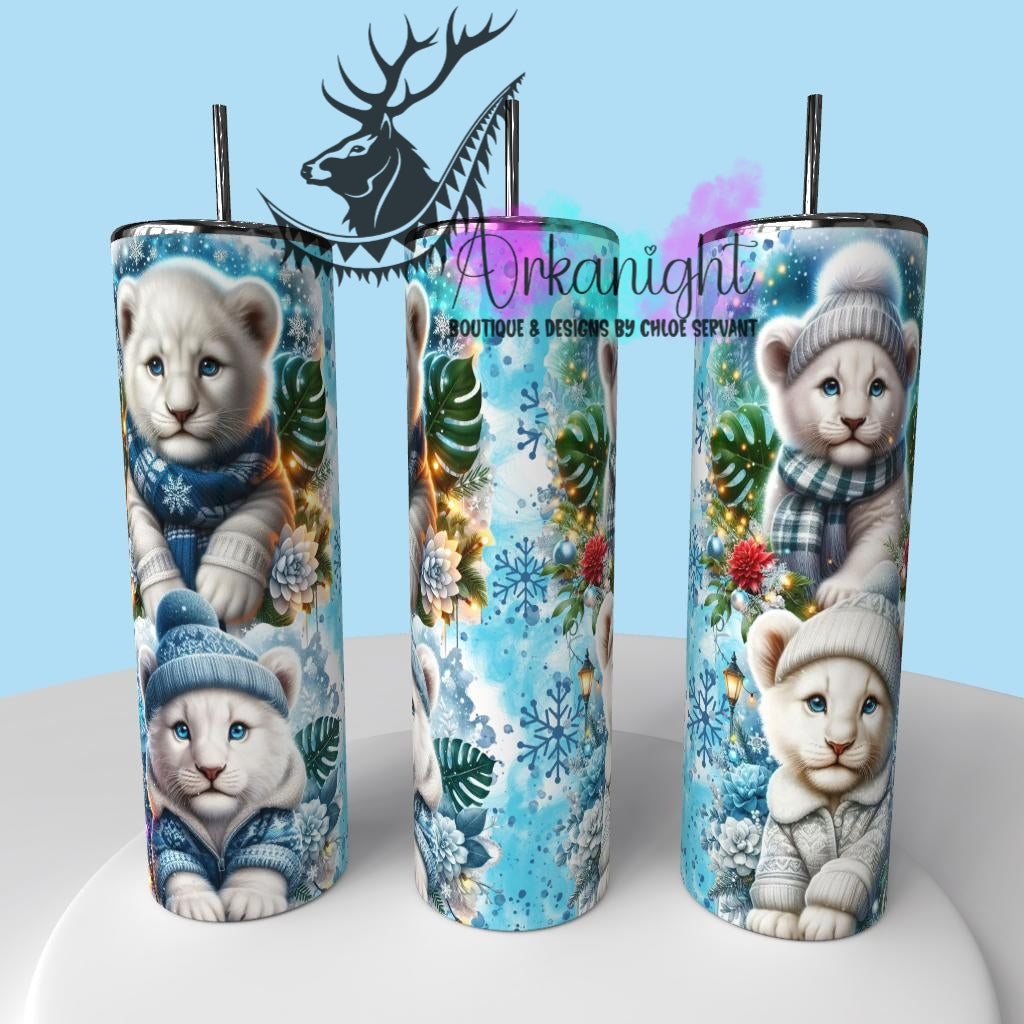 Numérique - Collection Hiver & Animals 2025 - Lion Blanc