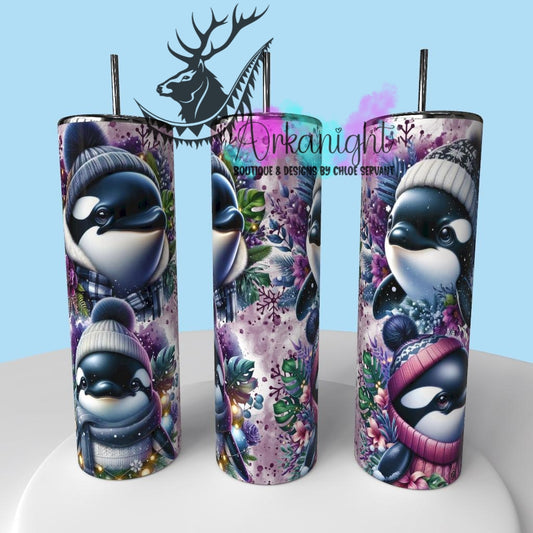 Gourde sur commande - Collection Hiver & Animals 2025 - Orca