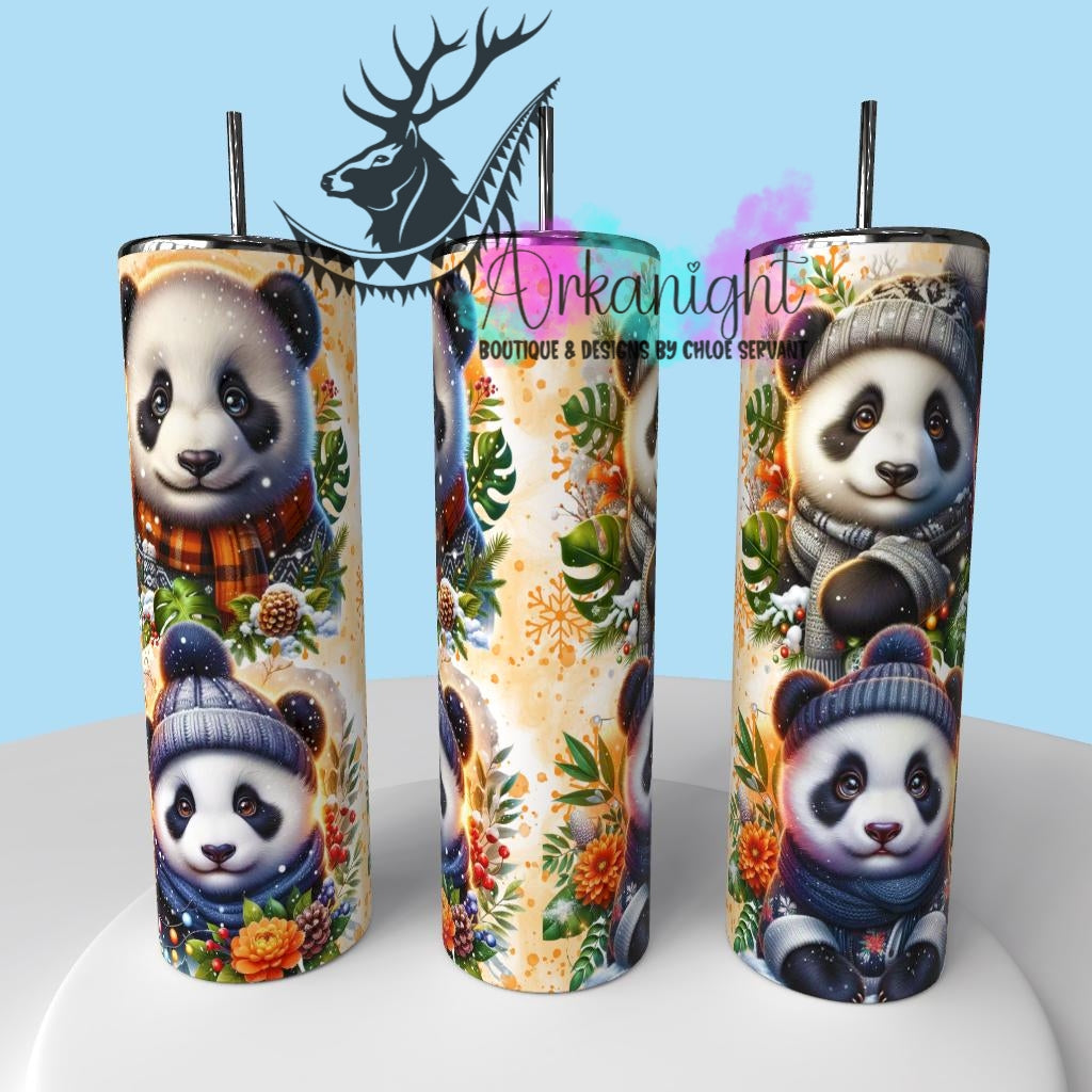 Gourde sur commande - Collection Hiver & Animals 2025 - Panda