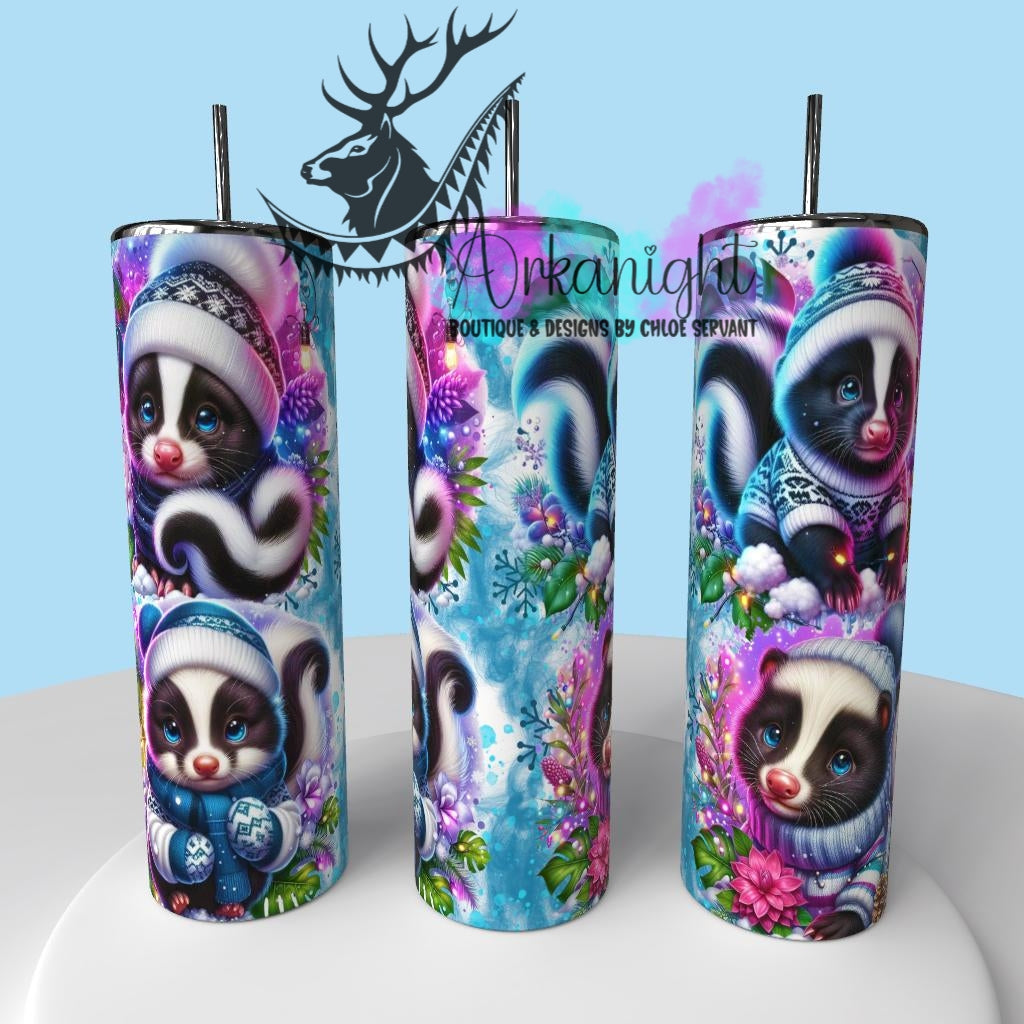 Gourde sur commande - Collection Hiver & Animals 2025 - Moufette