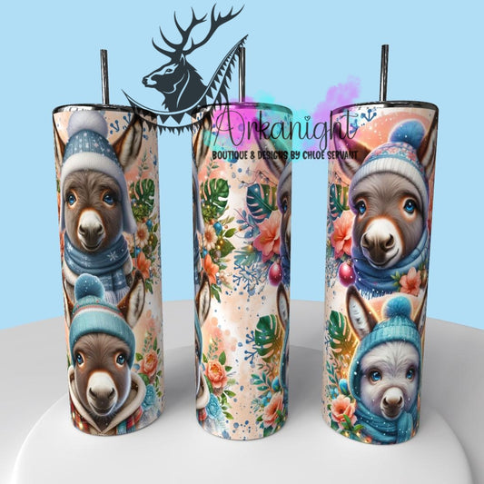 Gourde sur commande - Collection Hiver & Animals 2025 - Âne