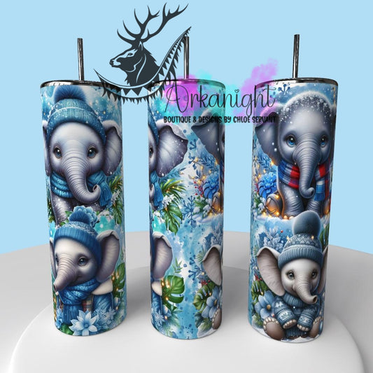 Gourde sur commande - Collection Hiver & Animals 2025 - Éléphant