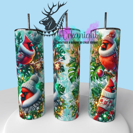Gourde sur commande - Collection Hiver & Animals 2025 - Cardinal