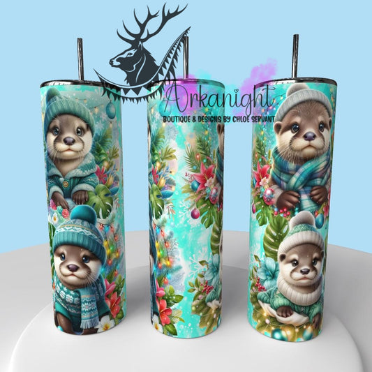 Gourde sur commande - Collection Hiver & Animals 2025 - Loutre