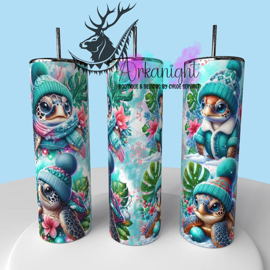 Gourde sur commande - Collection Hiver & Animals 2025 - Tortue de mer