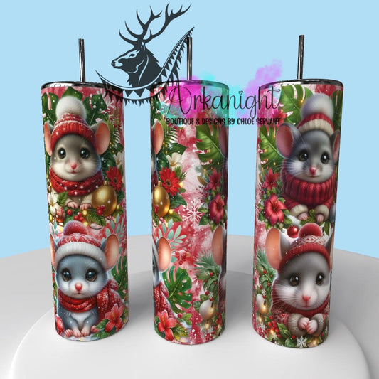 Gourde sur commande - Collection Hiver & Animals 2025 - Souris