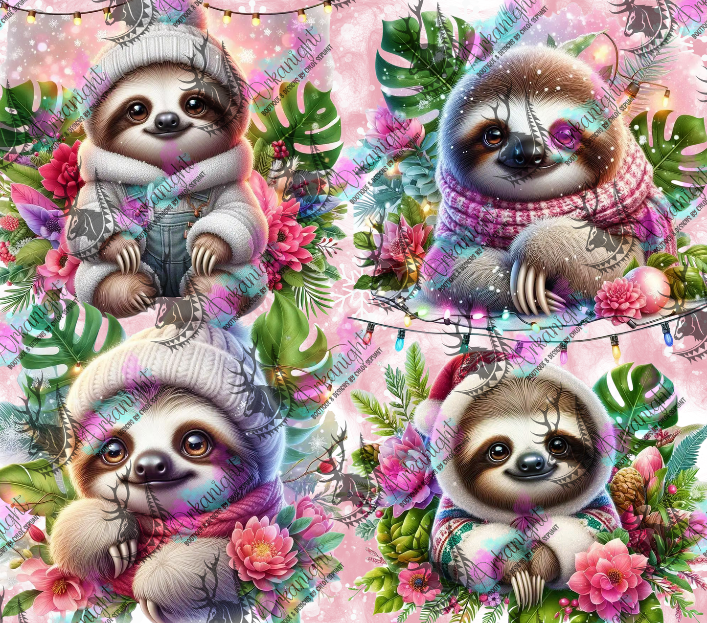 Numérique - Collection Hiver & Animals 2025 - Sloth