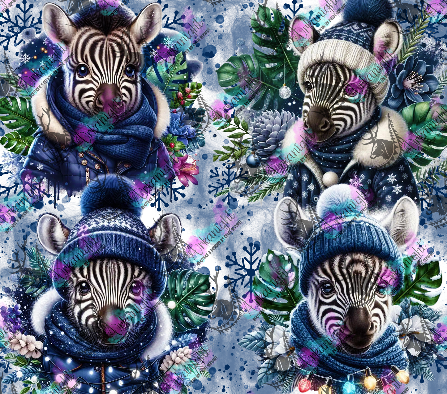 Numérique - Collection Hiver & Animals 2025 - Zèbre