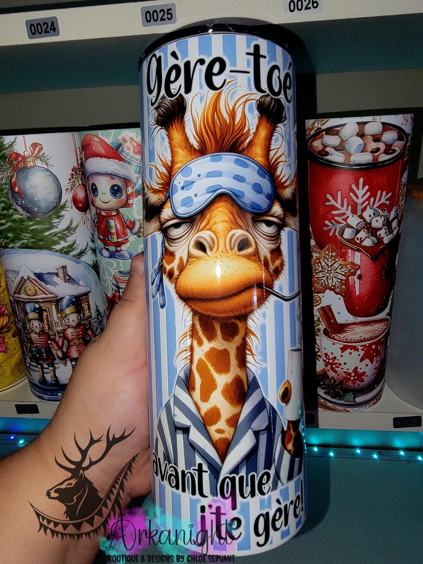 Gourde sur commande - Exclusivité #160 - Giraffe - je vais te gérer