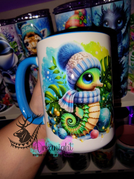 Tasse en céramique sur commande - Collection Hiver 2025 - Sea Horse