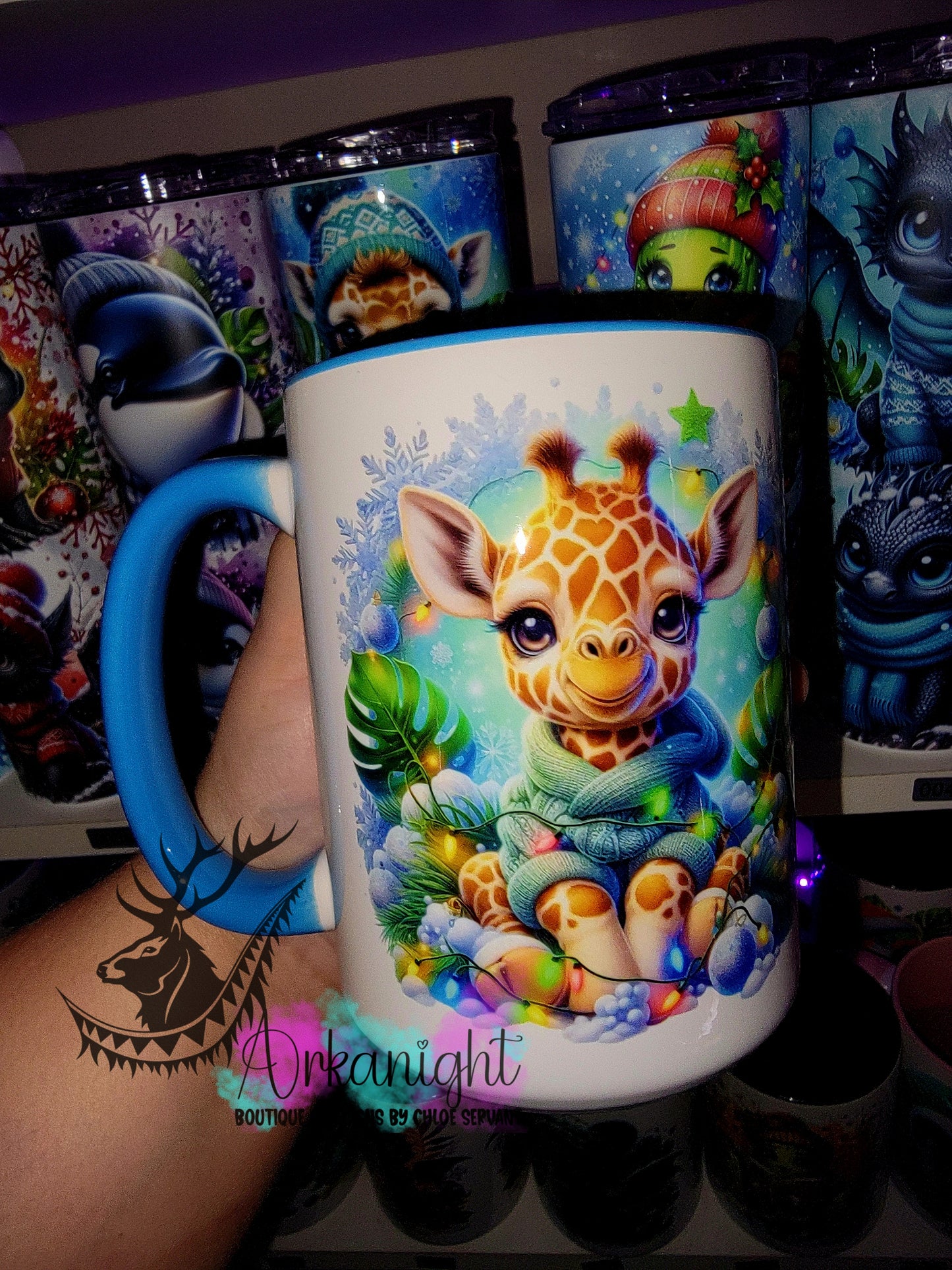 Tasse en céramique sur commande - Collection Hiver 2025 - Giraffe 2