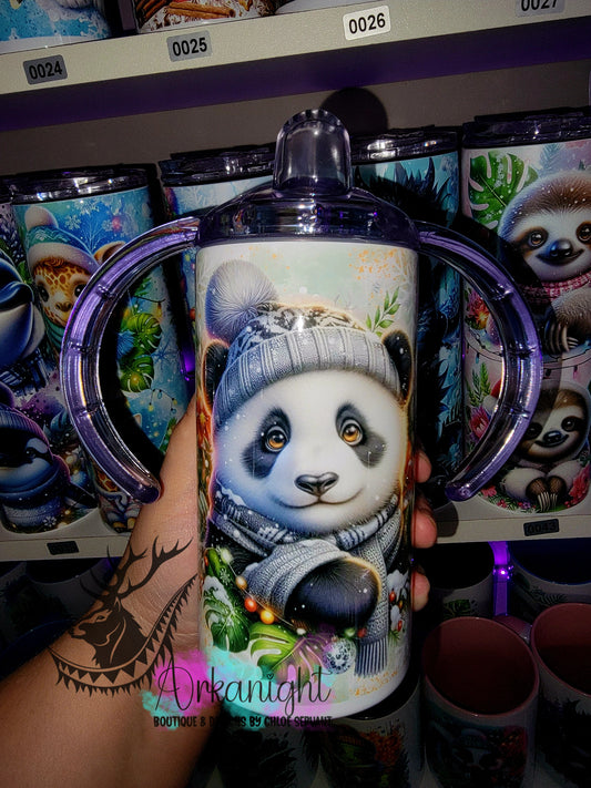 Gourde - Biberon Évolutif sur commande - Collection Hiver 2025 - Panda