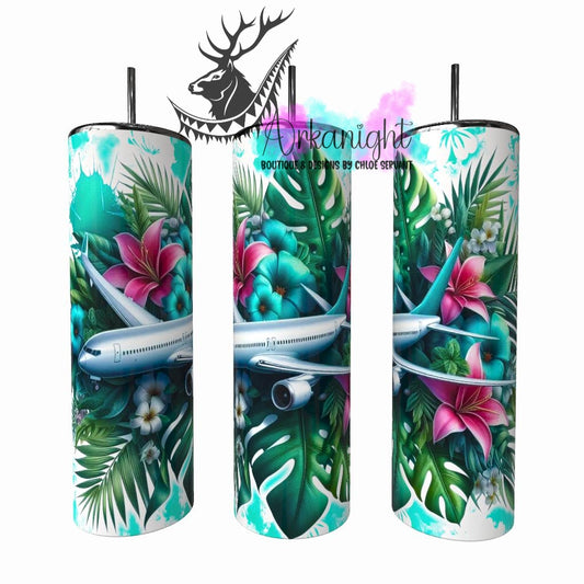 Gourde sur commande - Collection Voyage 2026 - En Vol - Bleu/Turquoise