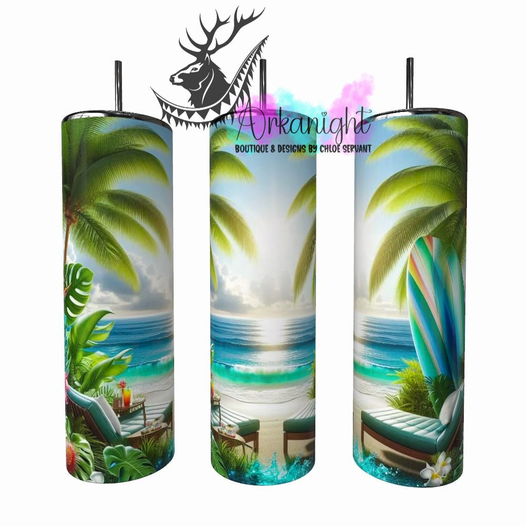 Gourde sur commande - Collection Voyage 2026 - Beach Day - 01