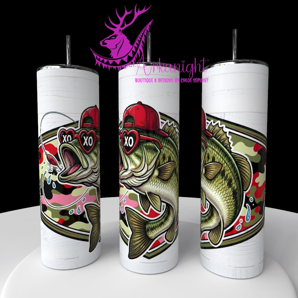 Gourde sur commande - Collection Saint-Valentin 2026 - Camo Fish
