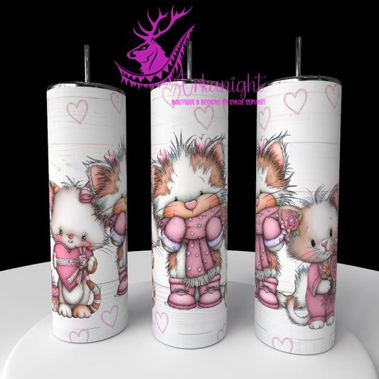 Numérique - Collection Saint-Valentin Vintage 2026 - Old Rose Cat