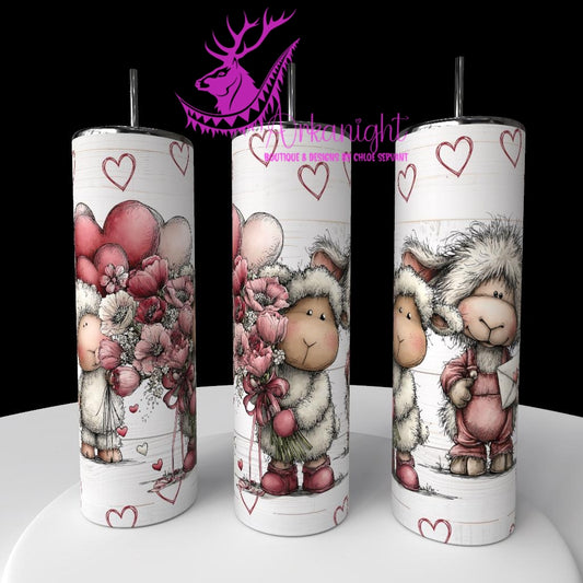 Numérique - Collection Saint-Valentin Vintage 2026 - Old Rose Sheep