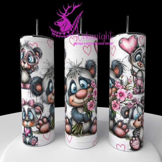 Numérique - Collection Saint-Valentin Vintage 2026 - Cute Panda -02