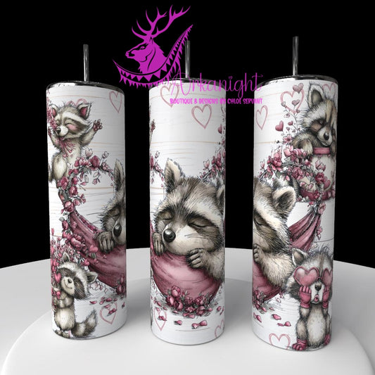 Numérique - Collection Saint-Valentin Vintage 2026 - Old Mauve Raccon