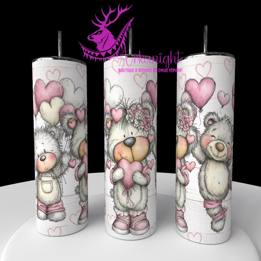 Numérique - Collection Saint-Valentin Vintage 2026 - Old Rose White Bear