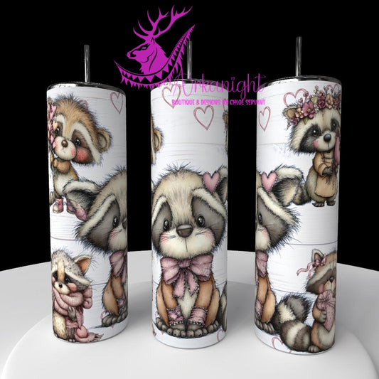 Numérique - Collection Saint-Valentin Vintage 2026 - Old Rose Raccon