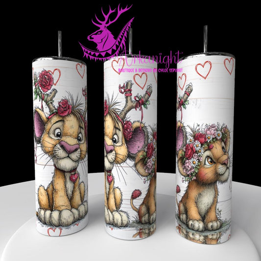 Numérique - Collection Saint-Valentin Vintage 2026 - Cute Lion