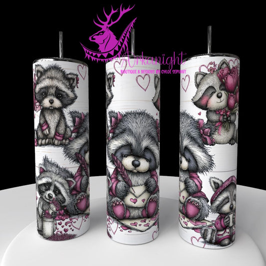 Numérique - Collection Saint-Valentin Vintage 2026 - Old Mauve Racoon - 02
